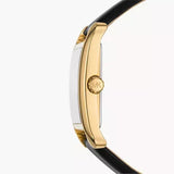 Michael Kors Monroe Three Hand Black Dial Black Leather Strap Watch for Women - MKO1027 Buy Now By Michael Kors