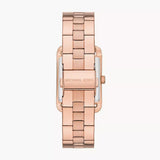 Michael Kors Monroe Three Hand Rose Gold Dial Rose Gold Steel Strap Watch for Women - MKO1032 Buy Now By Michael Kors