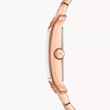 Michael Kors Monroe Three Hand Rose Gold Dial Rose Gold Steel Strap Watch for Women - MKO1032 Buy Now By Michael Kors