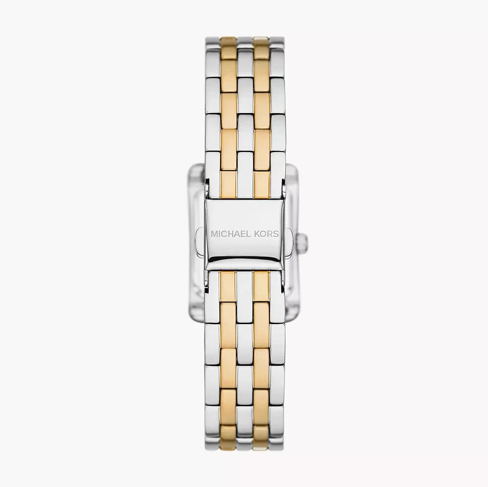 Michael Kors Three-Hand White Dial Two Tone Steel Strap Watch for Women - MKO1035 Buy Now By Michael Kors