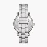 Michael Kors Corey Three Hand Pink Dial Silver Steel Strap Watch for Women - MKO1050 Buy Now By Michael Kors