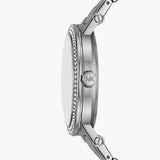 Michael Kors Corey Three Hand Pink Dial Silver Steel Strap Watch for Women - MKO1050 Buy Now By Michael Kors