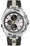Maurice Lacroix Aikon Chronograph King of the Court Limited Edition Silver Dial Grey Rubber Strap Watch for Men - AI1018-TT030-130-K Buy Now By Maurice Lacroix