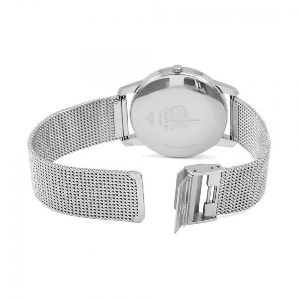Calvin Klein City Chronograph White Dial Silver Mesh Bracelet Watch for Men - K2G2G126 Buy Now By Calvin Klein