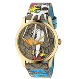 Gucci G Timeless Disney Donald Duck Brown Dial Brown Leather Strap Watch For Women - YA1264167 Buy Now By Gucci