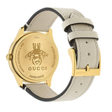 Gucci G Timeless Quartz Gold Dial Beige Leather Strap Watch For Women - YA1264180 Buy Now By Gucci