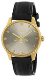 Gucci G Timeless Quartz Silver Dial Black Leather Strap Watch For Women - YA1264181 Buy Now By Gucci