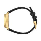 Gucci G Timeless Quartz Black Dial Black Leather Strap Watch For Women - YA126581A Buy Now By Gucci