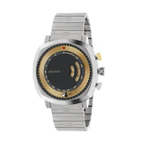 Gucci Grip Chronograph Disney Black Dial Silver Steel Strap Watch For Men - YA157307 Buy Now By Gucci