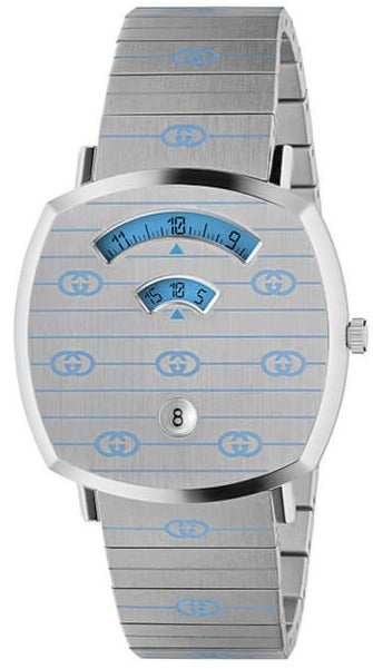 Gucci Grip Quartz Silver Dial Silver Steel Strap Watch For Women - YA157437 Buy Now By Gucci