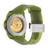 Gucci Dive Automatic Green Dial Green Rubber Strap Unisex Watch - YA136345 Buy Now By Gucci