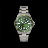 Tag Heuer Aquaracer Professional 300 Automatic Green Dial Silver Steel Strap Watch for Men - WBP208B.BF0631 Buy Now By Tag Heuer