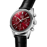 Tag Heuer Carrera Automatic Chronograph Red Dial Black Leather Strap Watch for Men - CBK221G.FC6479 Buy Now By Tag Heuer