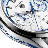 Tag Heuer Carrera Porsche RS 2.7 Automatic Chronograph White Dial White Nylon Strap Watch for Men - CBN2016.EB0275 Buy Now By Tag Heuer