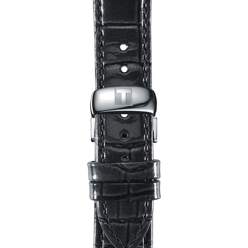 Tissot T Trend Couturier Black Dial Black Leather Strap Watch For Women - T035.210.16.051.00 Buy Now By Tissot