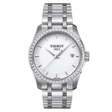 Tissot T Trend Couturier Lady White Dial Watch For Women - T035.210.61.011.00 Buy Now By Tissot