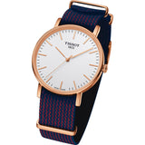 Tissot T Classic Everytime Medium White Dial Two Tone NATO Strap Watch for Men - T109.410.38.031.00 Buy Now By Tissot