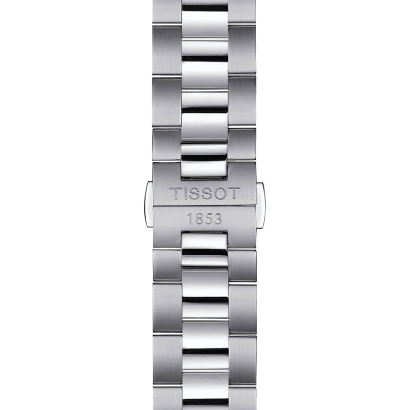 Tissot Gentlemen Powermatic 80 Silicium Blue Dial Silver Steel Strap Watch For Men - T127.407.11.041.00 Buy Now By Tissot