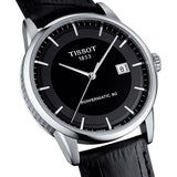 Tissot T Classic Luxury Black Dial Black Leather Strap Watch For Men - T086.407.16.051.00 Buy Now By Tissot