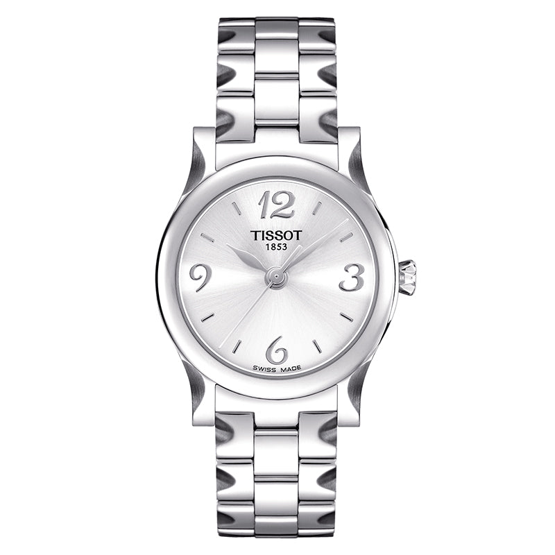 Tissot Stylis-T Classic Silver Dial Watch For Women - T028.210.11.037.00 Buy Now By Tissot