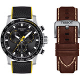 Tissot T Sport Supersport Chrono Tour De France Black Dial Black Nylon Strap Watch for Men - T125.617.17.051.00 Buy Now By Tissot