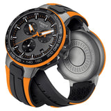 Tissot T Race Cycling Chronograph Black Dial Two Tone Rubber Strap Watch For Men - T111.417.37.441.04 Buy Now By Tissot