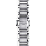 Tissot T Wave Diamonds Mother of Pearl Dial Silver Steel Strap Watch for Women - T02.1.285.74 Buy Now By Tissot