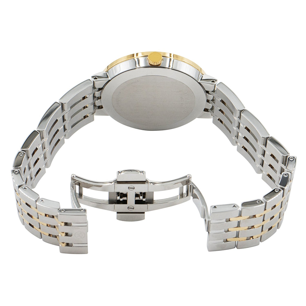 Movado Museum Esperanza Black Dial Two Tone Steel Strap Watch For Men - 0607058 Buy Now By Movado