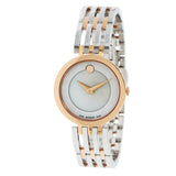 Movado Esperanza Mother of Pearl Dial Two Tone Steel Strap Watch For Women - 0607114 Buy Now By Movado