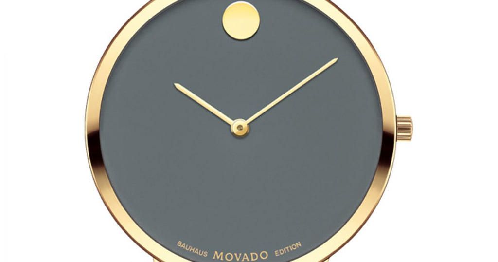 Movado 70th Anniversary Special Edition Grey Dial Grey Leather Strap Watch For Women - 0607140 Buy Now By Movado