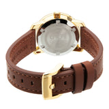 Movado Bold Gold Dial Brown Leather Strap Watch for Women - 3600437 Buy Now By Movado