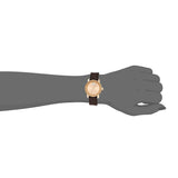Movado Bold Rose Gold Dial Brown Leather Strap Watch For Women - 3600438 Buy Now By Movado