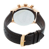 Movado Heritage Calendoplan Chronograph Black Dial Brown Leather Strap Watch for Men - 3650021 Buy Now By Movado