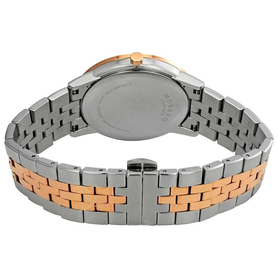 Movado Museum Classic Blue Dial Two Tone Steel Strap Watch for Men - 0607267 Buy Now By Movado