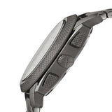 Fossil Machine Chronograph Black Dial Grey Steel Strap Watch for Men - FS4662 Buy Now By Fossil