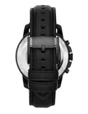 Fossil Grant Chronograph Black Dial Black Leather Strap Watch for Men - FS5132 Buy Now By Fossil