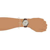 Fossil Minimalist Off White Dial Brown Leather Strap Watch for Men - FS5306 Buy Now By Fossil