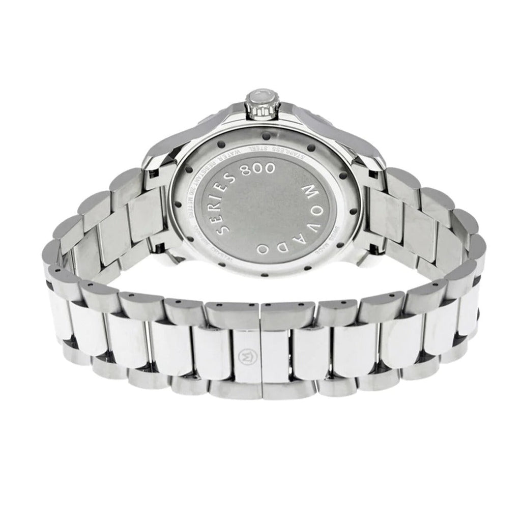 Movado Series 800 Black Dial Silver Steel Strap Watch For Men - 2600135 Buy Now By Movado