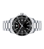 Movado Series 800 Black Dial Silver Steel Strap Watch For Men - 2600135 Buy Now By Movado