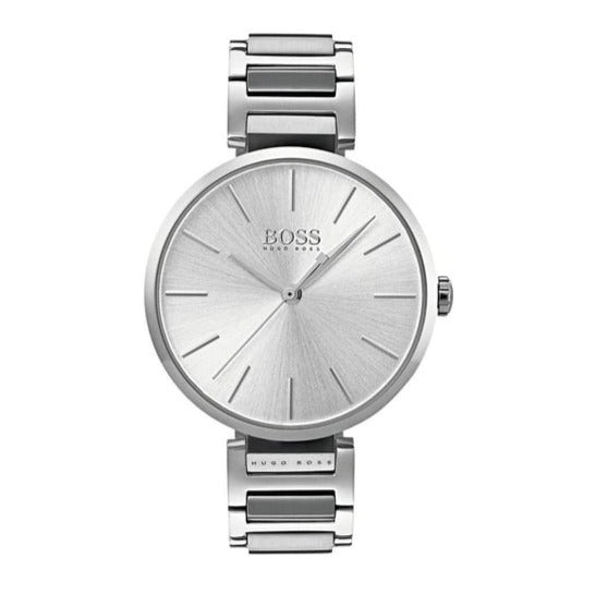 Hugo Boss Allusion Quartz Silver Dial Silver Steel Strap Watch For Women - 1502414 Buy Now By Hugo Boss