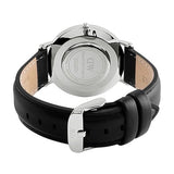 Daniel Wellington Classic Sheffield Black Dial Black Leather Strap Watch For Men - DW00100133 Buy Now By Daniel Wellington