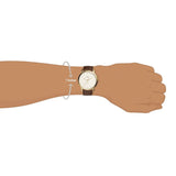 Fossil The Minimalist White Dial Brown Leather Strap Watch for Men - FS5397 Buy Now By Fossil