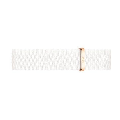 Daniel Wellington Classic Petite Dover Black Dial White NATO Strap Watch For Women - DW001000314 Buy Now By Daniel Wellington