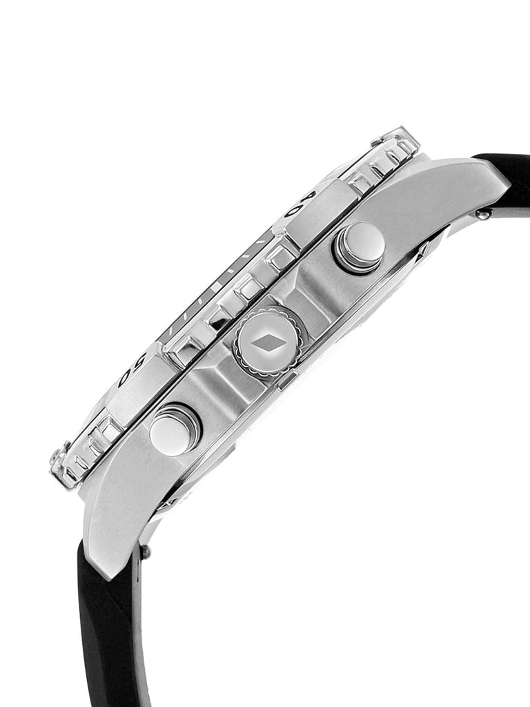 Fossil Garrett Chronograph Black Dial Black Rubber Strap Watch for Men - FS5624 Buy Now By Fossil