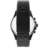 Fossil Forrester Chronograph Black Dial Black Steel Strap Watch for Men - FS5697 Buy Now By Fossil