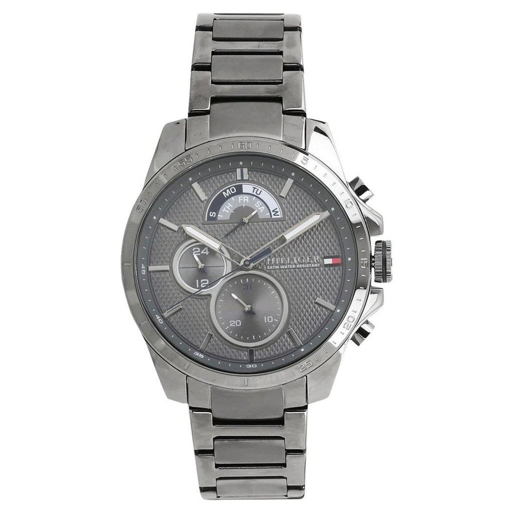 Tommy Hilfiger Decker Quartz Black Dial Black Steel Strap Watch for Men - 1791347 Buy Now By Tommy Hilfiger