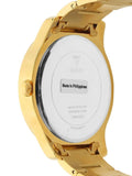 Guess Crush Gold Dial Gold Steel Strap Watch For Women - GW0020L2 Buy Now By Guess