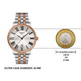 Tissot Carson Premium White Dial Two Tone Steel Strap Watch For Men - T122.410.22.033.00 Buy Now By Tissot