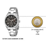 Maserati Competizione Chronograph Black Dial Silver Steel Strap Watch For Men - R8853100012 Buy Now By Maserati