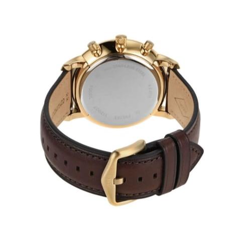 Fossil Neutra Chronograph Brown Dial Brown Leather Strap Watch for Men - FS5763 Buy Now By Fossil